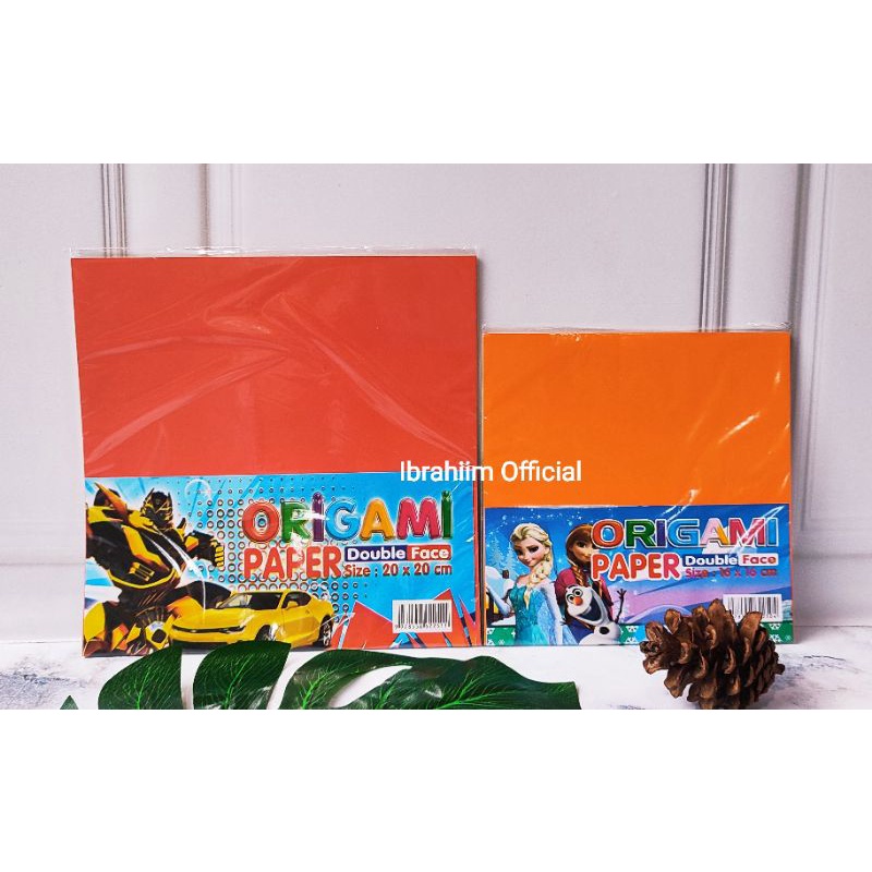 

ORIGAMI PAPER KERTAS LIPAT UKURAN 16 X 16 DOUBLE FACE KERTAS ORIGAMI BESAR & JUMBO KERTAS LIPAT BESAR & JUMBO MURAH