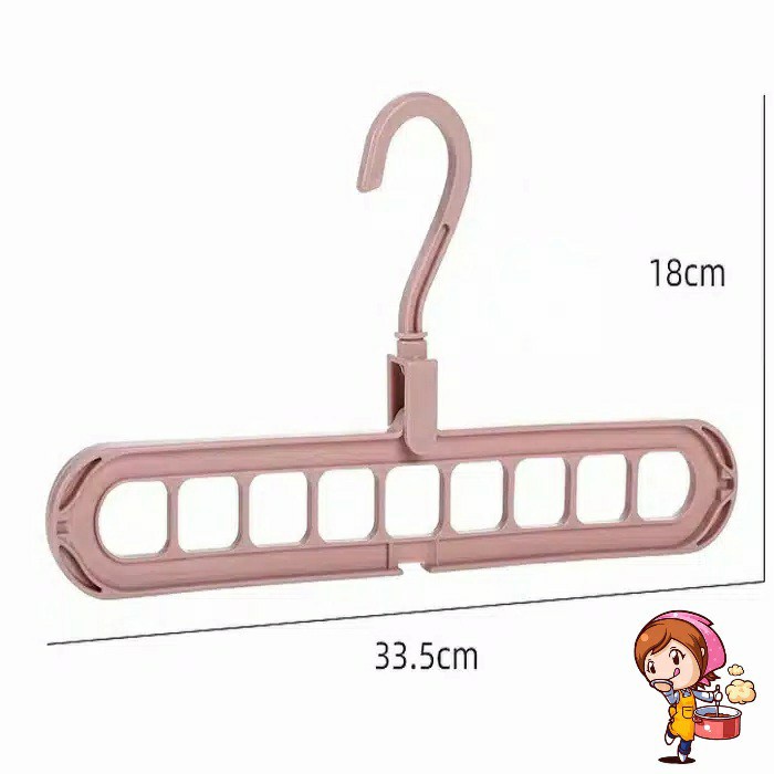 Magic Wonder Hanger 9 in 1 Gantungan Baju 9 lubang Multifungsi Hanger