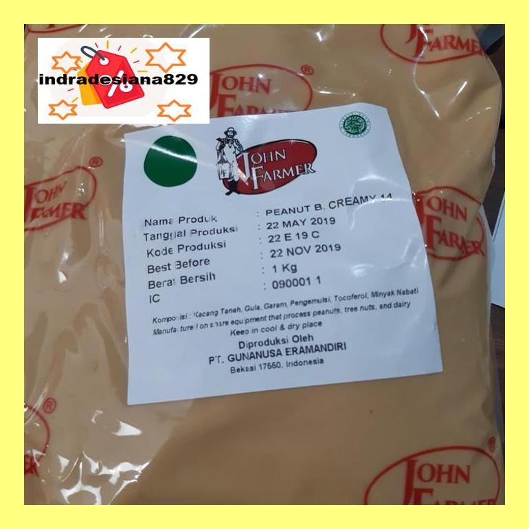 

Sf504Nind Selai Kacang Premium John Farmer 1Kg - Chunky Ind504Sm