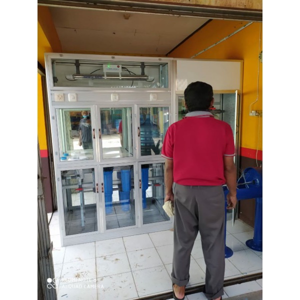 Air minum mesin RO produksi 25 galon per hari