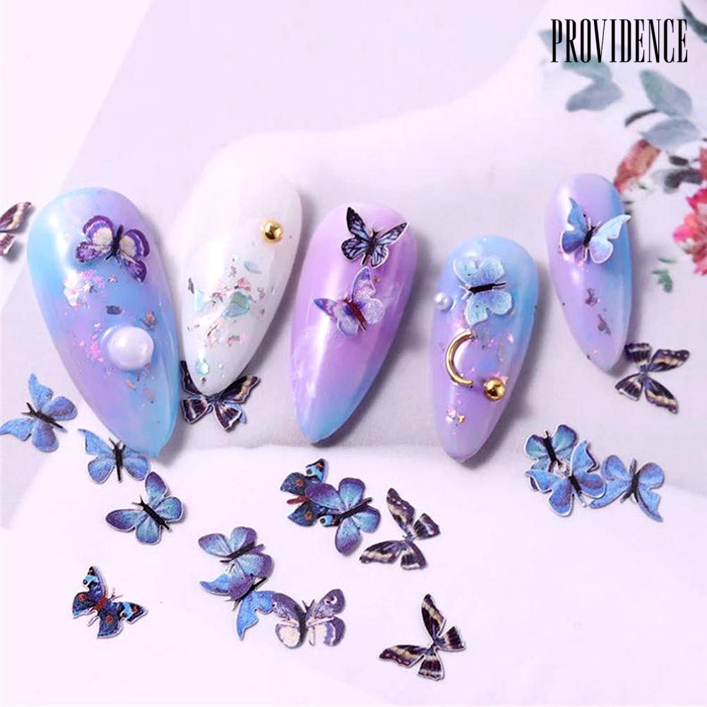 Providence DIY Manicure Decoration Simulation Mini Butterfly Nail Art Decoration Sticker