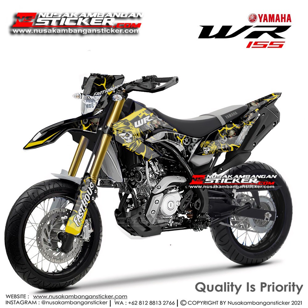 

Stiker WR 155R Grafis Kuning