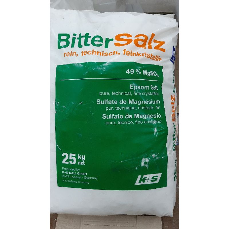 GARAM INGGRIS / MgSO4 / EPSOM SALT / 1KG / FOOD GRADE / MAGNESIUM SULFAT