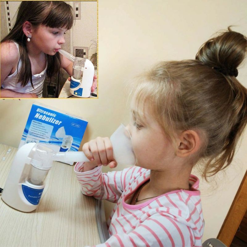 Inhaler Nebulizer Anak Lansia Alat Kesehatan Terapi Pernafasan Ultrasonic Nebuliser