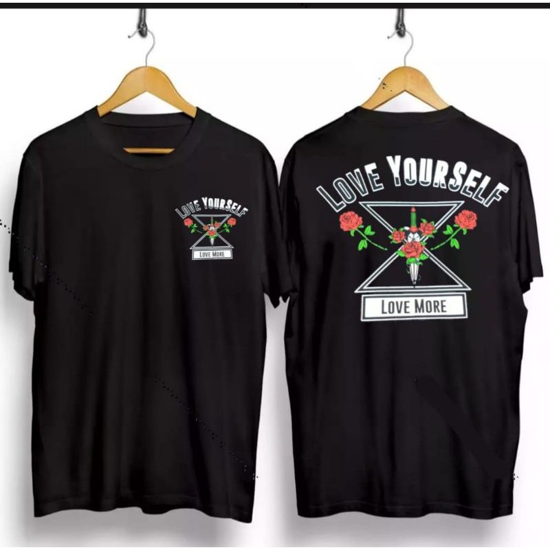 COD IndoDistro Kaos Motif Bunga Love Kaos Distro Kaos Pria Kaos Murah Pria Kaos Jepang