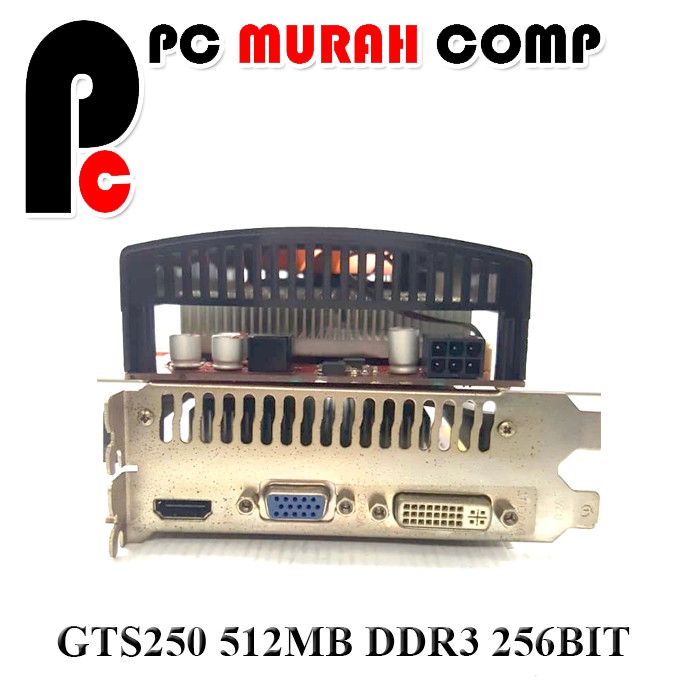 VGA NVIDIA GEFORCE GTS250 512MB 256BIT DDR3 Merk Seragam