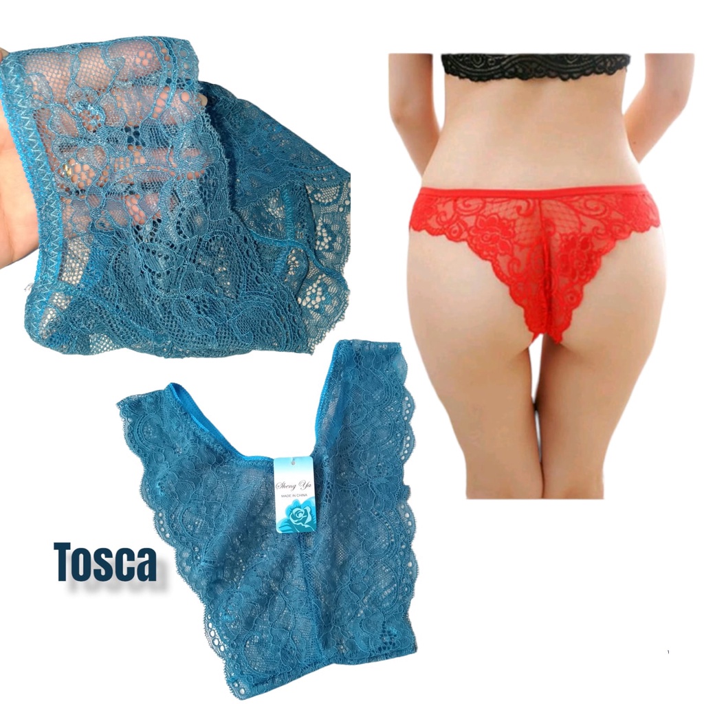 G-string Panty Thong Underwear Pakaian Dalam Celana Dalam CD Wanita Sexy Sexy Wanita Lace/ RANDOM 1 PCS DAN PROMO 3PCS