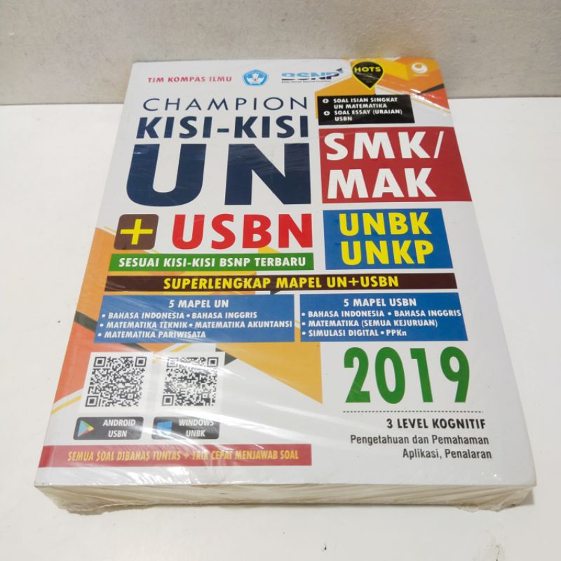 Buku Obral Super Murah - Buku CHAMPION KISI-KISI UN + USBN SMK 2019