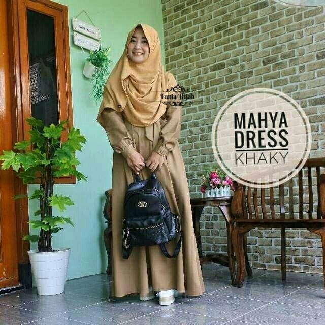 GAMIS MAHYA KHAKI DINAS PEMDA BY FANIA HIJAB