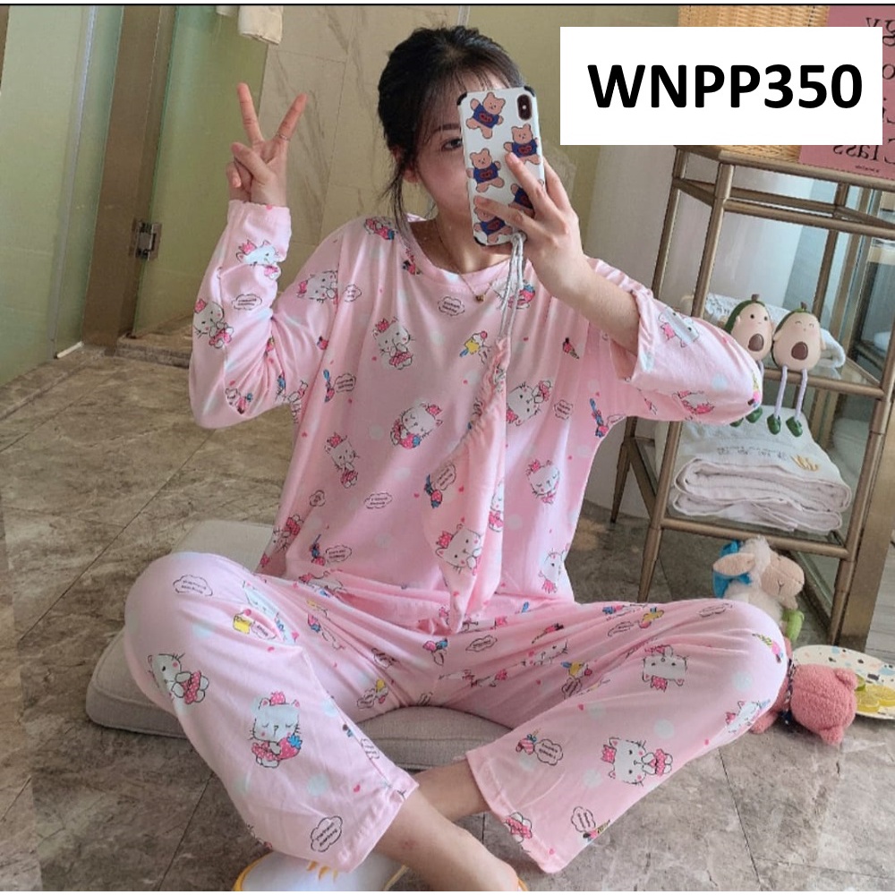 Piyama Wanita Baju Tidur Wanita MRS Minnie - WNPP287 - WNPP288