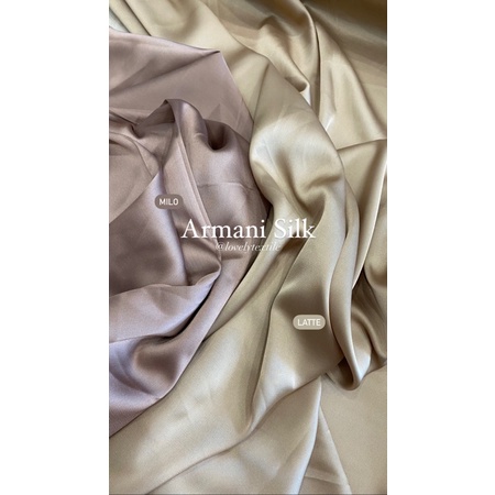 Kain Armani Silk Premium Quality Armani Silk Polos 100% Silk Original