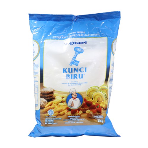  Kunci  Biru Tepung  Terigu 1000gr Shopee Indonesia