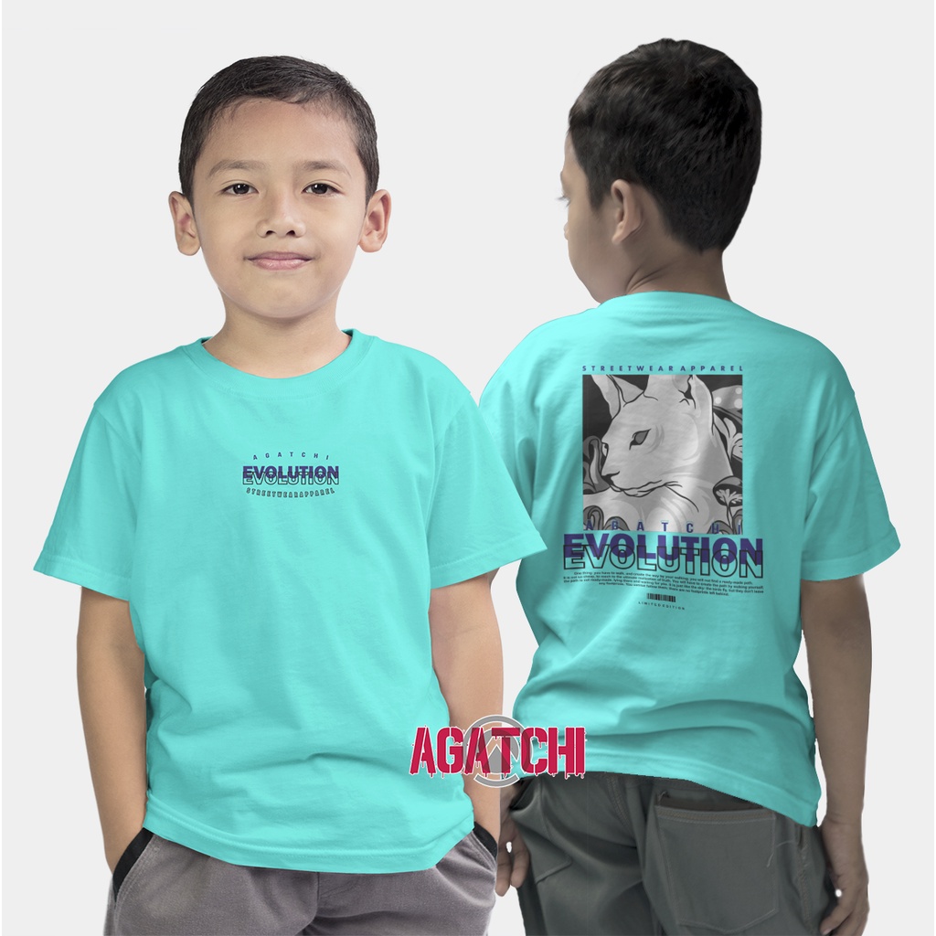 Baju Kaos Atasan Anak Laki-Laki Agatchi Evolution