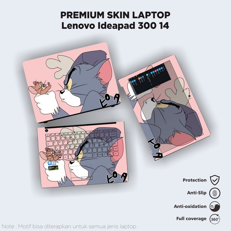 Garskin Laptop Fullbody Lenovo Ideapad 300 14 tom jery