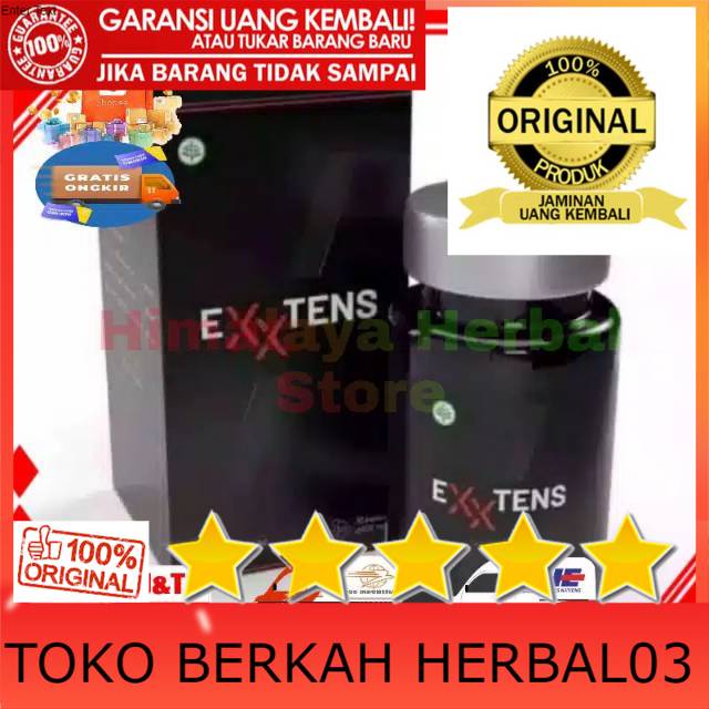 100% ASLI EXXTENS Asli Extens Original Obat Herbal Untuk Vitalitas Pria Perkasa Atasi ED Kesehatan P