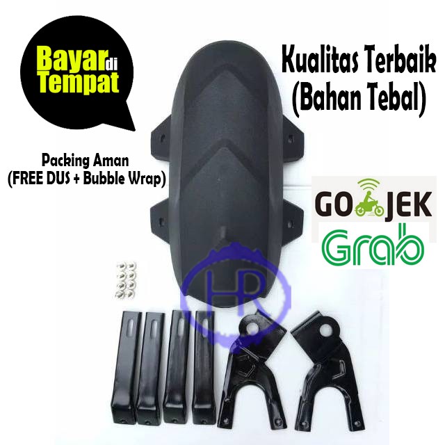 MudGuard Belakang Motor HMS Racing Universal VIXION BYSON CBR MXKING MX KING TIGER