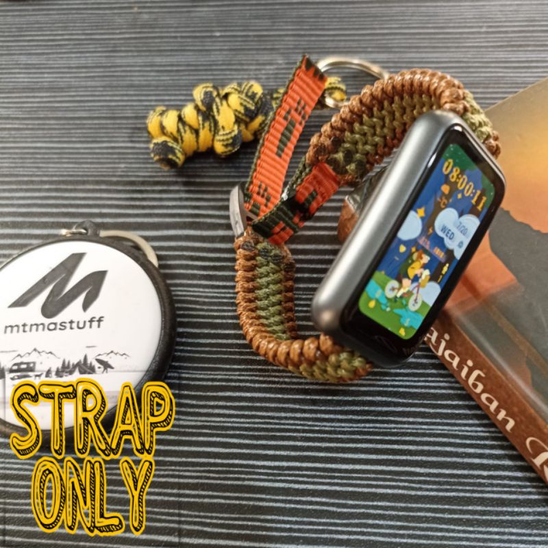 Strap Huawei Band 7 anyam bisa custom warna