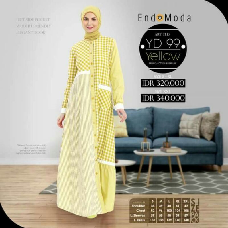 GAMIS YD 99 ENDOMODA /GAMIS ENDOMODA TERBARU 2022