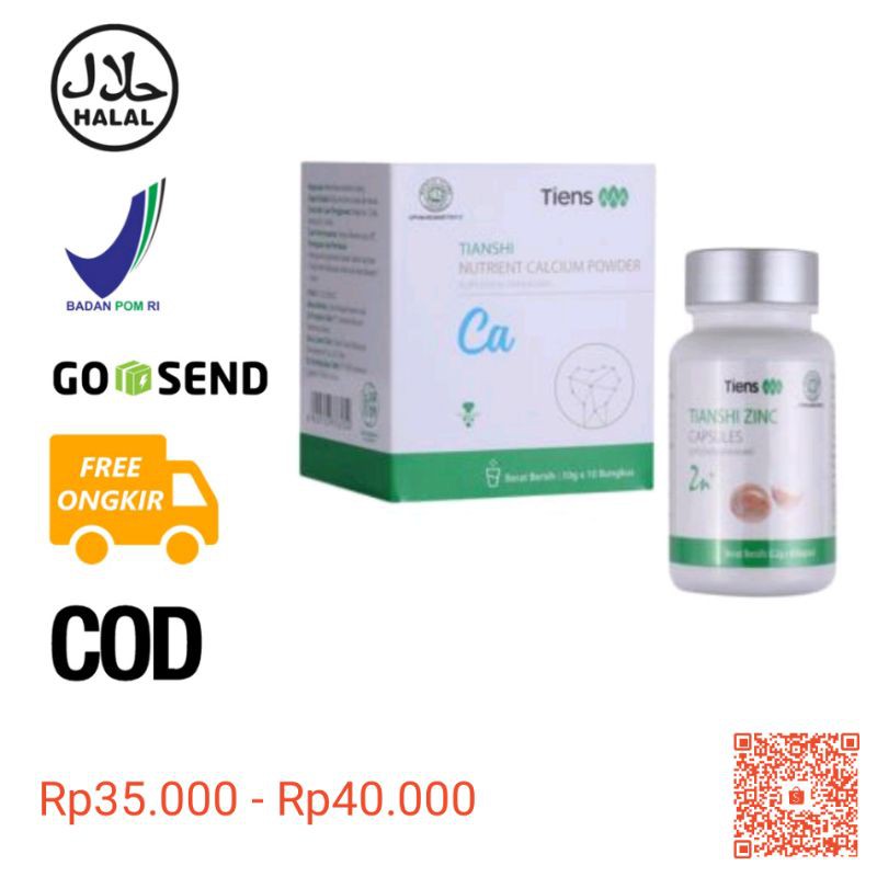

Peninggi Badan Tiens Original Asli Murah Susu NHCP & Zinc Kapsul Eceran