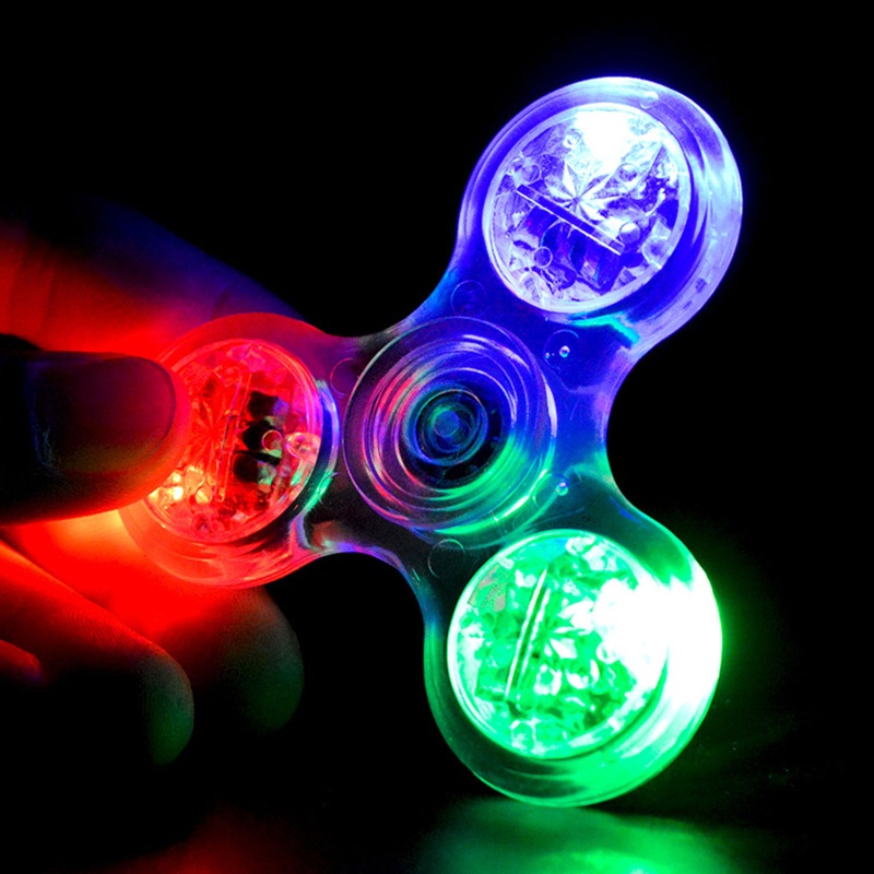 Mary 3 ''Sensory Fidget Spinning Tops Dengan Lampu Kedip Warna-Warni Dewasa Mainan Anak