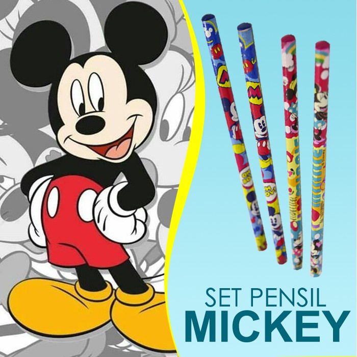 

Pensil Anak Sd Paket Alat Tulis Anak Pensil Tulis Sekolah Mickey Mouse