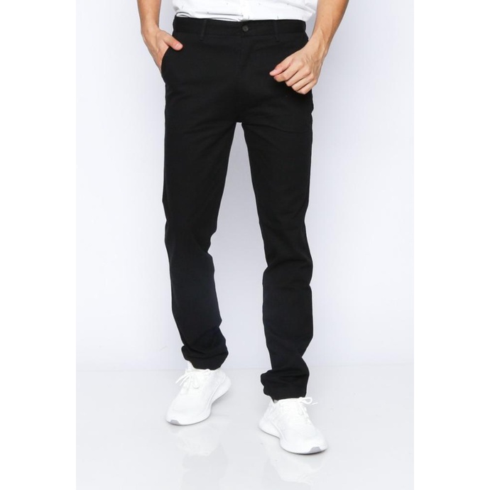 KENT&CREW CELANA CHINO PRIA HITAM - C-ZFBL01-B9