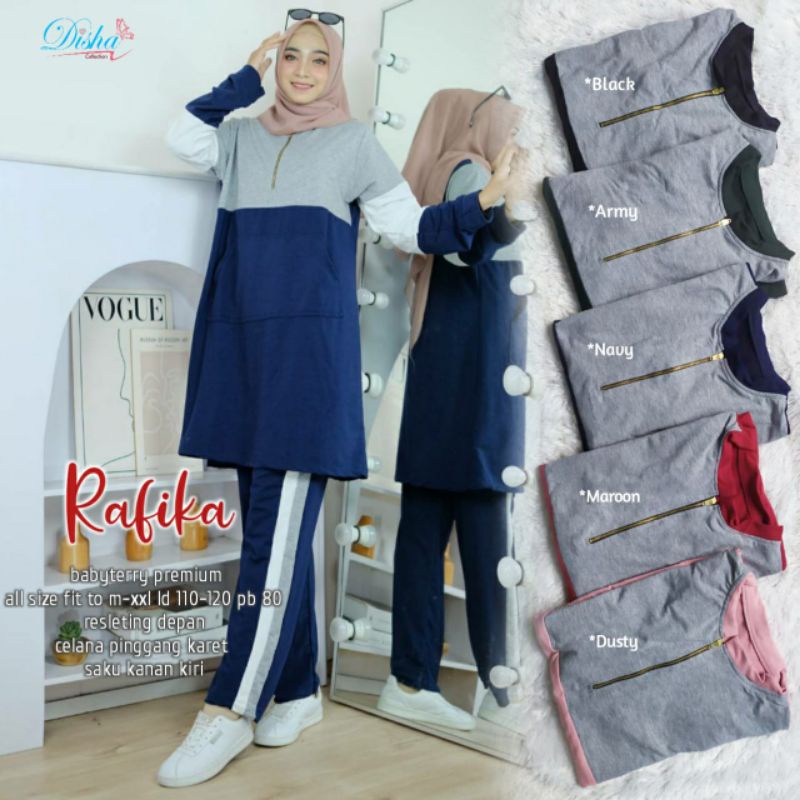 One set sporty Rafika setelan wanita