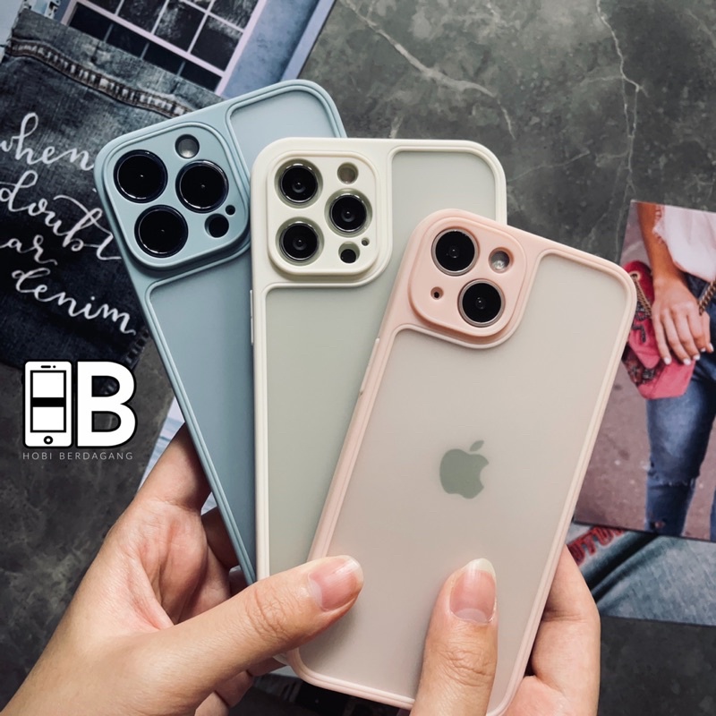 Full 0.38 Ultrathin FULL MATTE Lens Protection Case iPhone 11 12 13 PRO MAX