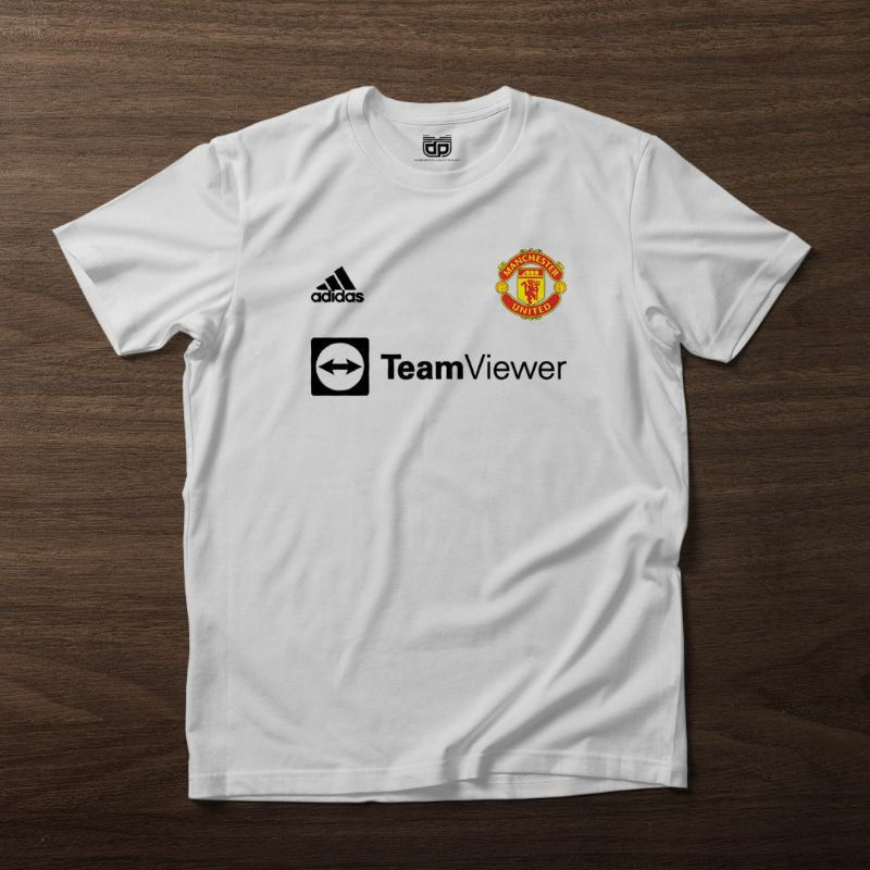 Kaos Custom MU Warna Putih Terbaru 2021/2022 Mirip Jersey