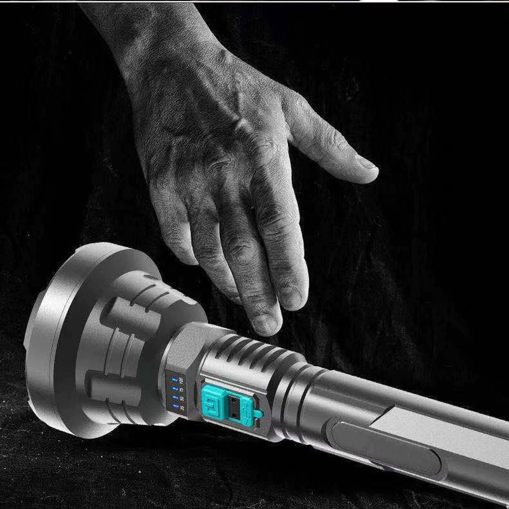 Senter LED Flashlight Waterproof USB Rechargeable Cree XPE 500 Lumens - Pocketman