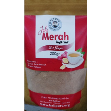 

jahe merah bubuk instan