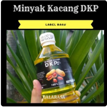 

Minyak kacang Tanah DKP kemasan 1Liter Original 100%