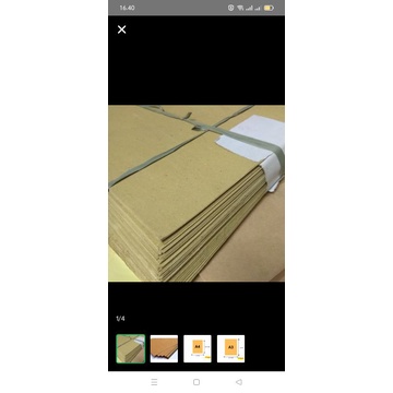 

kertas karton tipis / yellow board 160