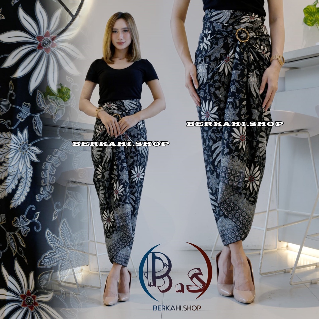 rok lilit batik bawahan kebaya modern rok serut batik rok lilit batik kain lilit murah lilit batik modern motif pisang silver