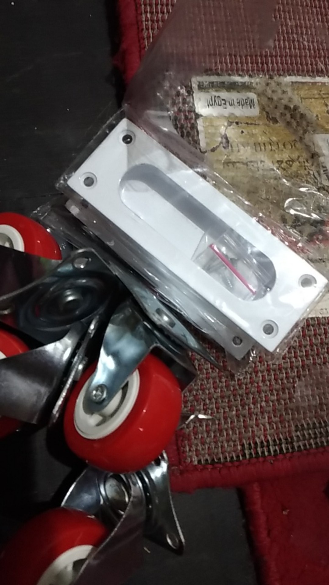 Handle Pintu Sliding Tanam Kom Kotak 96mm Stainless