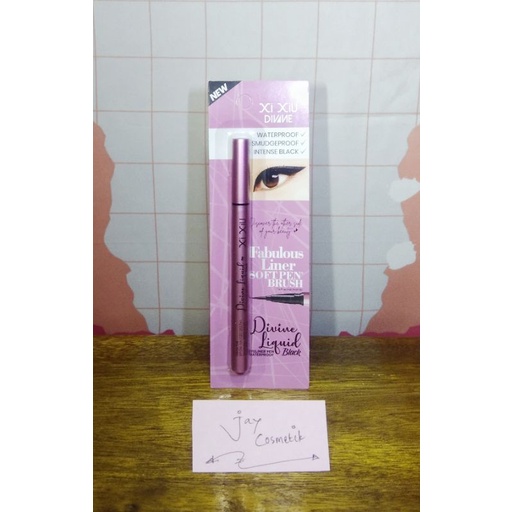 Eyeliner spidol black XI XIU .BPOM.