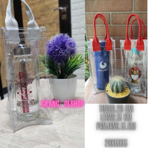 tas mika tebal tempat Tumbler tempat botol