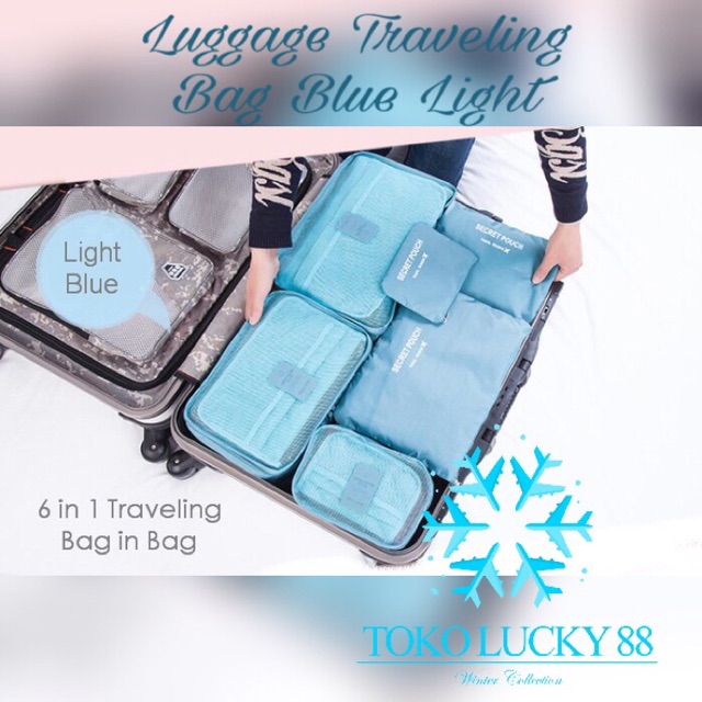 IMPORT Luggage Travel Bag Tas Koper Luggage Bag Organizer Travel Jalan Jalan