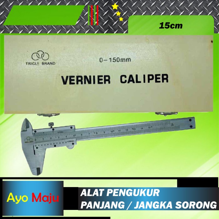 

Alat Pengukur Panjang Caliper / Jangka Sorong / Sigmat 15Cm
