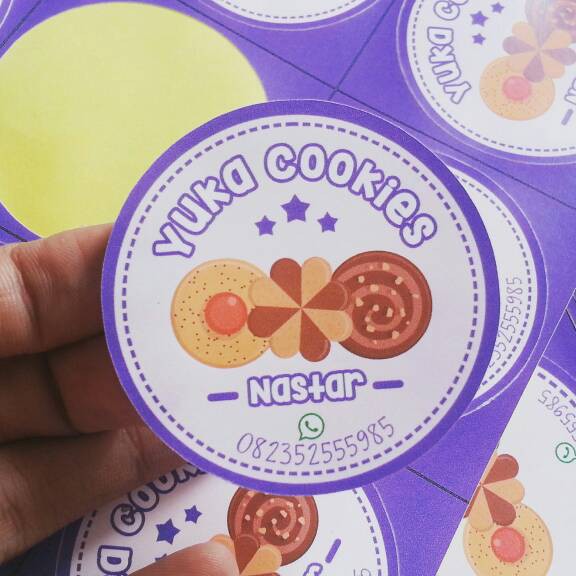 

Sticker Label Toples Label Nastar Label Kue Label Cookies paket khusus