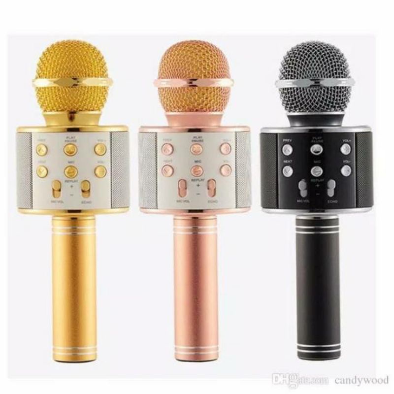 MIC Microphone Smule Karaoke Bluetooth Wireless Portable WS858