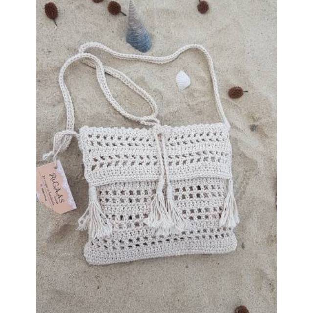 Tas Rajut Handmade Sanna Bohemian Sling Bag / Bohemian Style