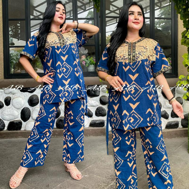 Setelan Kulot Jumbo Ld 140 | Setelan Renda Arabian | One Set Arabian | Setcel Wanita-6