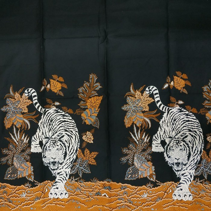 Kain Batik SOLO motif harimau putih