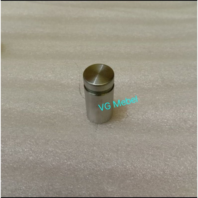 Pen Iklan 12 x 30 Stainless - Baut Kaca Akrilik 12 x 30 - Baut Sign Board - Baut Jepit Kaca - Baut R