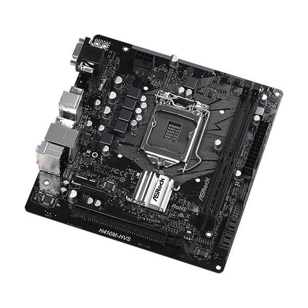 MOTHERBOARD ASROCK H410M-HVS H410M HVS LGA1200, H410, DDR4, USB3.2, SATA3