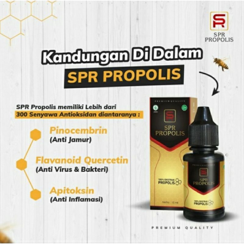 BELI 1 GRATIS 1 isi Perpcs 15ML] SPR Propolis Original Herbal alami BPOM