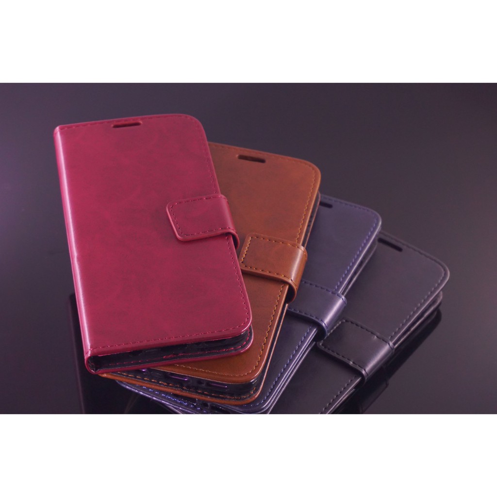 GoodCase - Case Kulit Samsung S10E | S20 | S20+ | S20 Ultra | M21/ M31 | A12 | A50/ A30S/ A50S | A6/ A60/ A6 2018 Bluemoon Flip Case