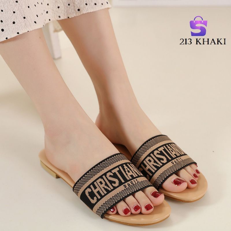 PROMO POMALA CHRISTIAN DIOR FLAT SANDAL 213