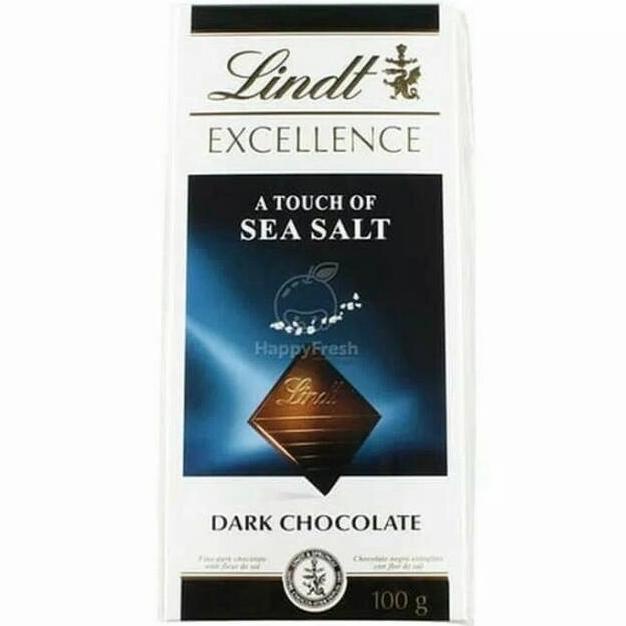 

Lindt Dark Chocolate Touch of Sea Salt 100gr coklat